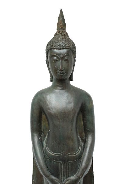 Bouddha debout en bronze. Thailande