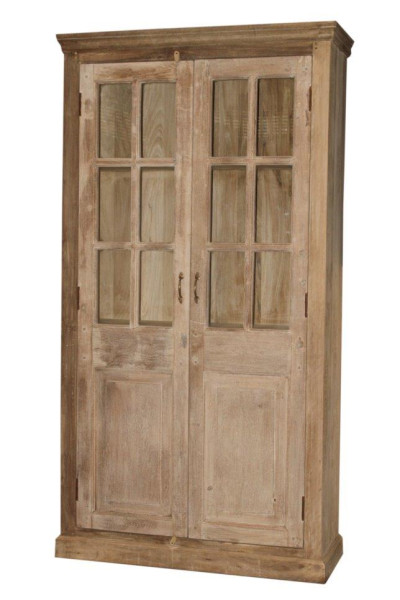 Meuble ancienne porte vitré . Inde