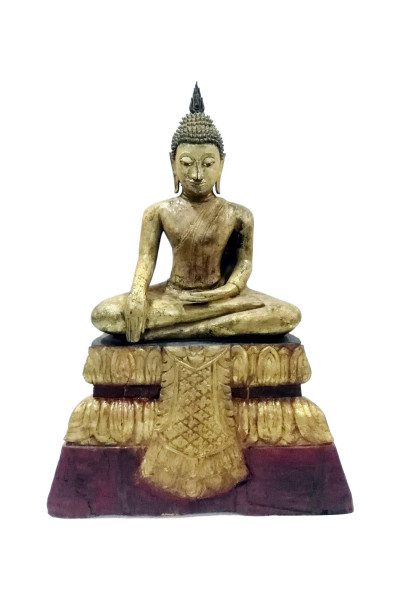 old sitting buddha wood. Burma